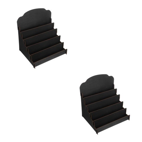 Black solid wood - wood, card