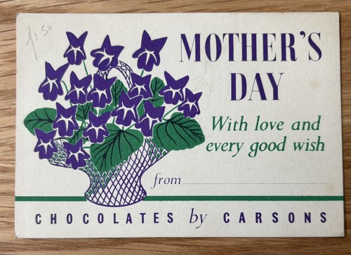 Vintage carsons mother day - vintage,