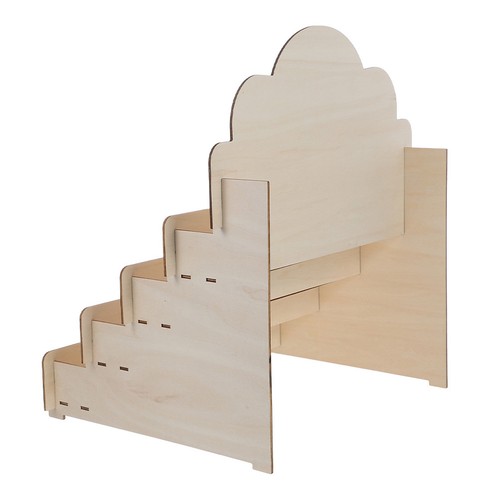Elegant wooden card display - elegant,