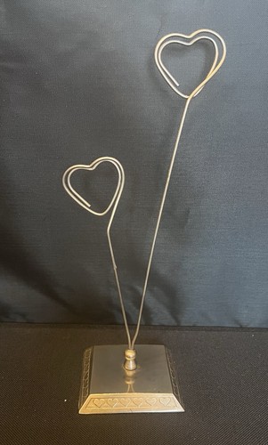 Vintage silver metal double - vintage,