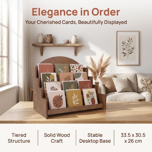 Sturdy coffee wood greeting - coffee,