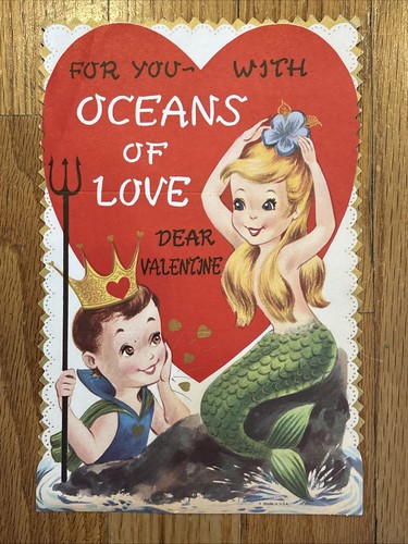 Vintage valentine card xl - card,,