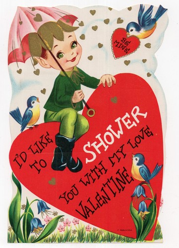 Vintage valentine card xl - vintage, card,