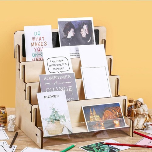 Solid wood tier greeting - solid, 4-tier