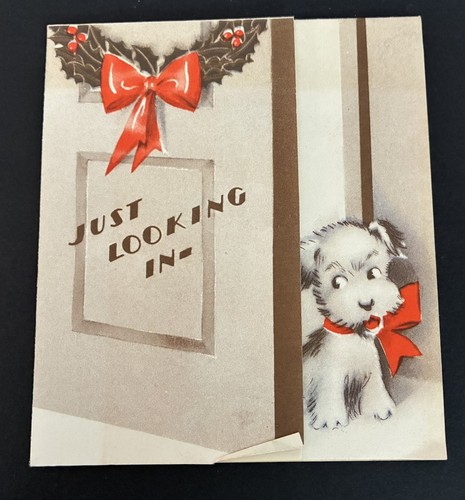 1938 vintage greeting - greeting,