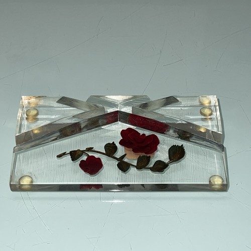 Vtg bircraft clear - clear, lucite