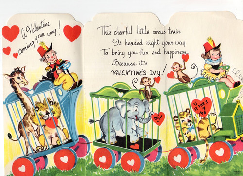 Vintage valentine card tri - vintage, card,