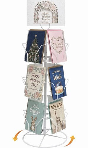Tier greeting card display - greeting,