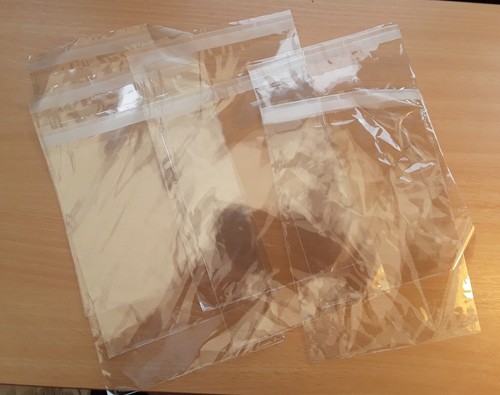 Display bags clear sleeves - , 7