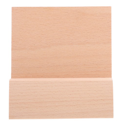 Wooden card display holder - wooden,