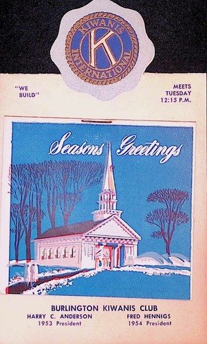 1953 burlington kiwanis club - burlington,