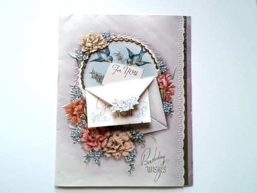 Vintage 1940s floral - vintage, pop-up