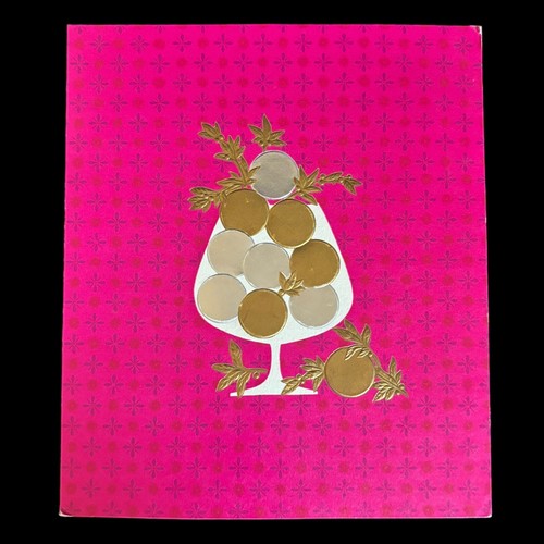 Vintage mcm christmas - vintage, card