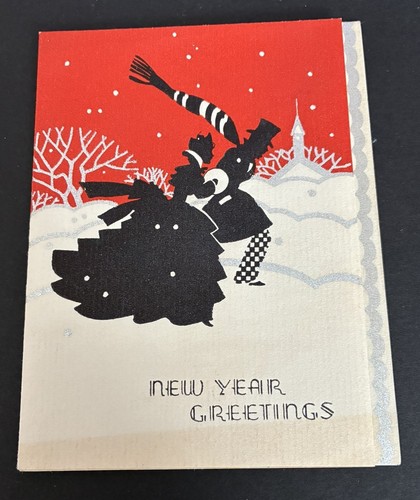 1938 vintage greeting card - 1938,