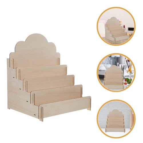 Wooden greeting card display - wooden,