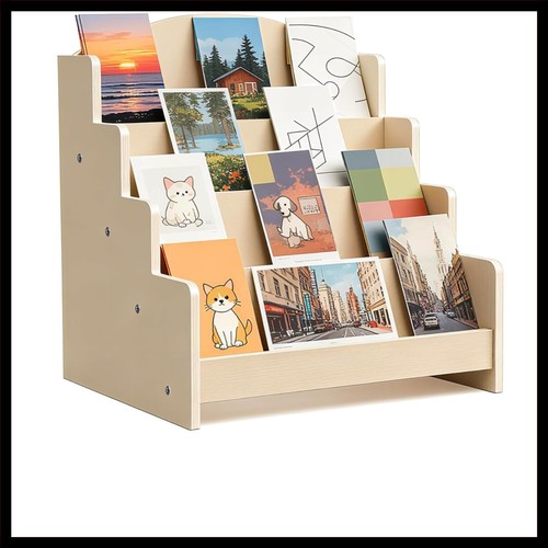 Wooden tier greeting - 4-tier, card