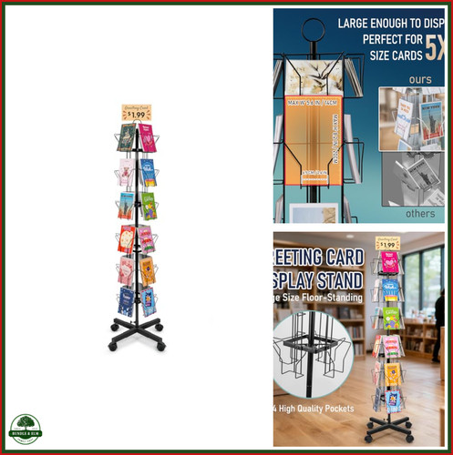 Rotating greeting card display - rotating,