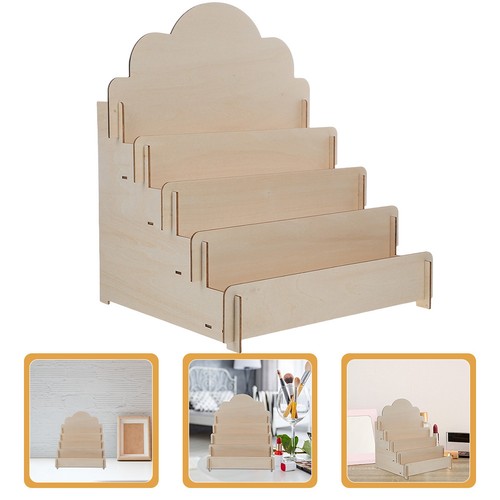 Elegant wooden card display - wooden,